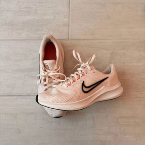 Nike Downshifter 7 Womens Running Shoes 601 White Pink Black Mesh Lightweight